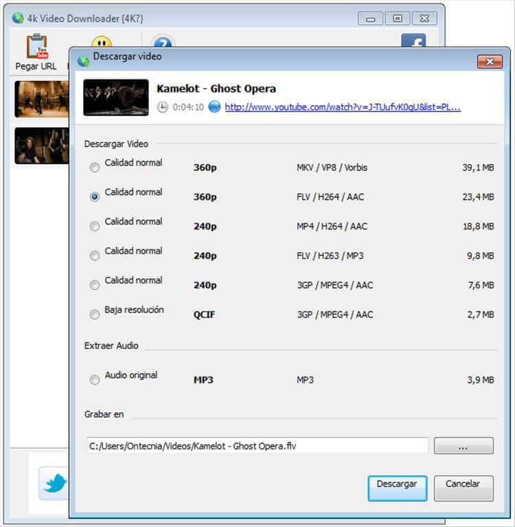Скриншот программы 4K Video Downloader 5