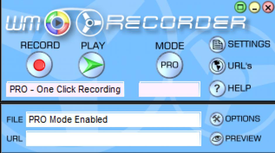 Скриншот программы WM Recorder