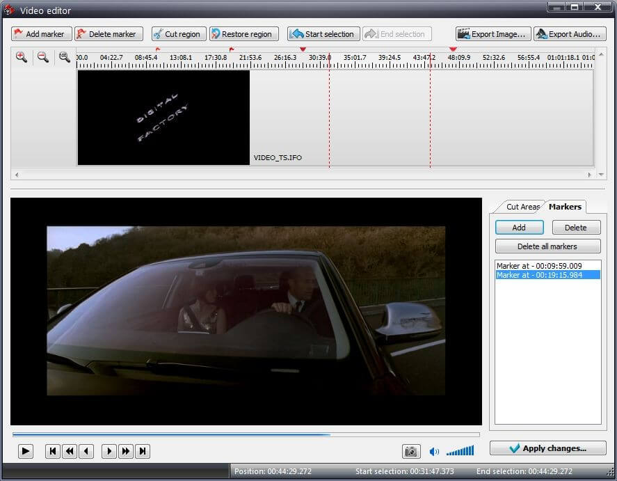 Скриншот 1 программы VSDC Free Video Converter
