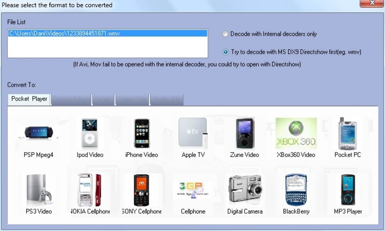 Скриншот 1 программы Total Video Converter 