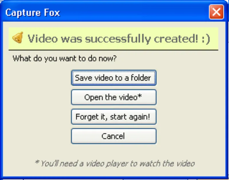 Скриншот программы Capture Fox 3