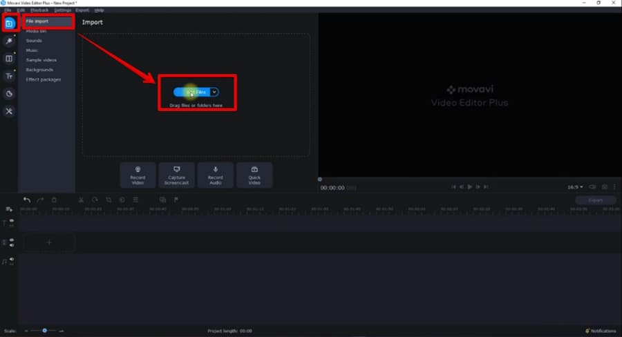 Movavi Video Editor - программа для добавления аудио в видео