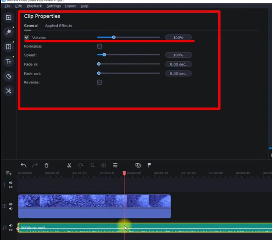 Movavi Video Editor - программа для добавления аудио в видео