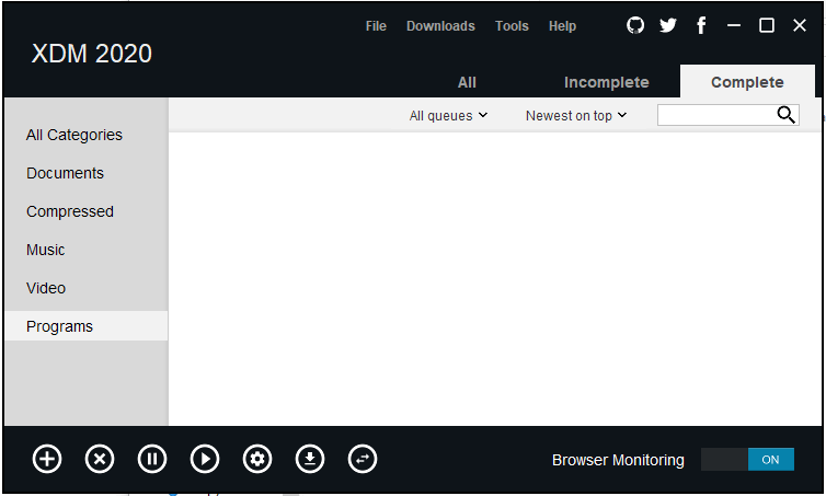 скачать потоковое видео по ссылке можно в Xtreme Download Manager