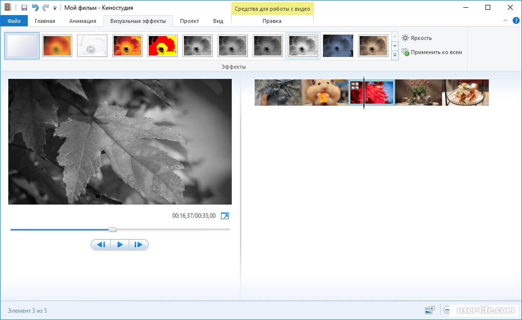 Скриншот 3 программы Windows Movie Maker Live 