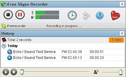 используйте автоматический режим записи разговора в iFree Skype Recorder, чтобы не пропустить важное во время общения в скайпе