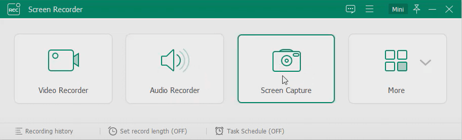 Скриншот программы Apeaksoft Screen Recorder