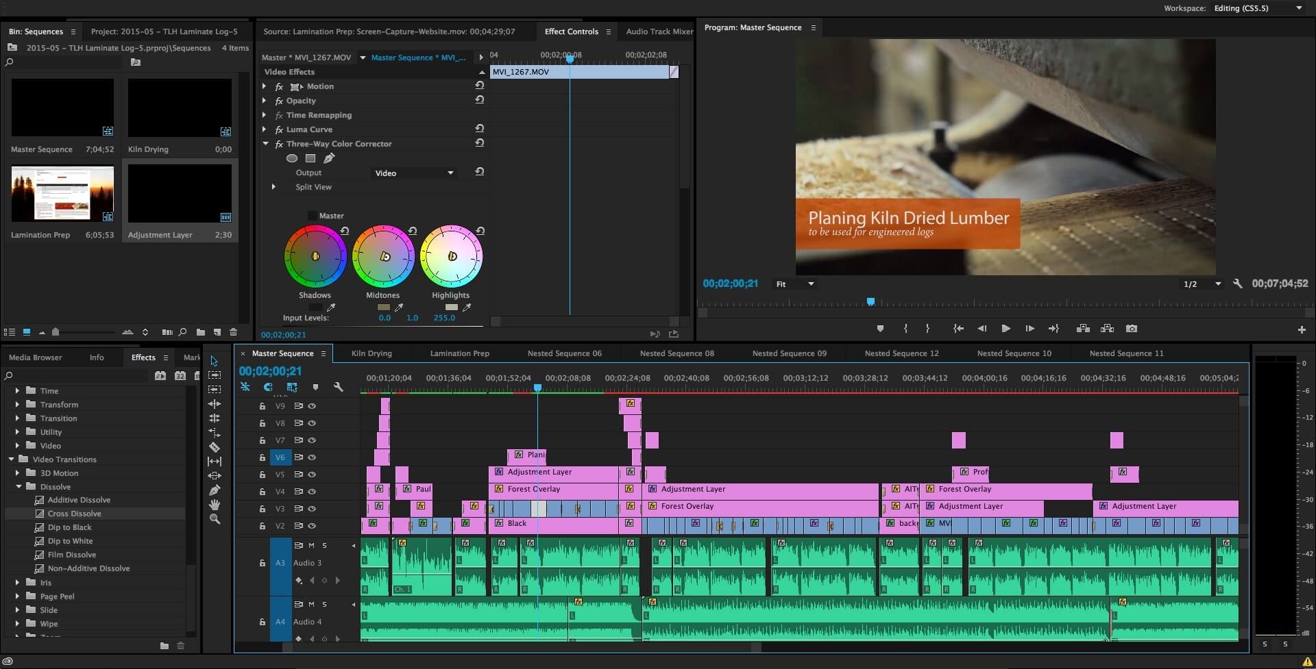 Скриншот программы Adobe Premiere Pro 