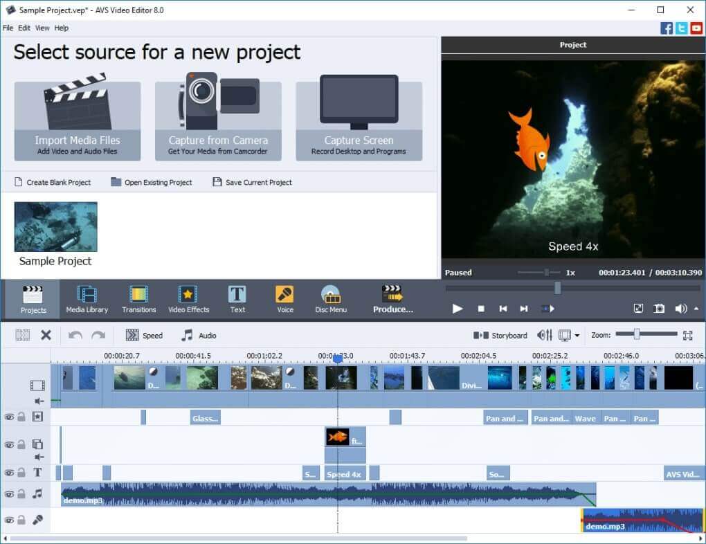 Скриншот программы AVS Video Editor - 4