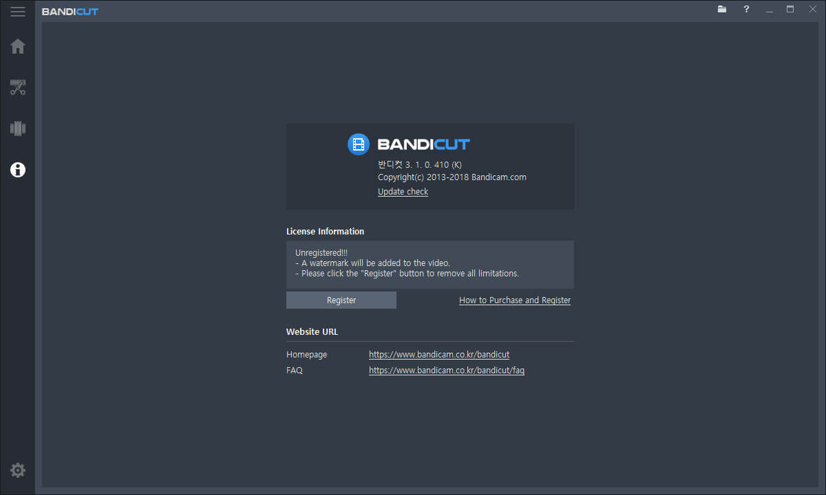 Скриншот программы Bandicut - 5