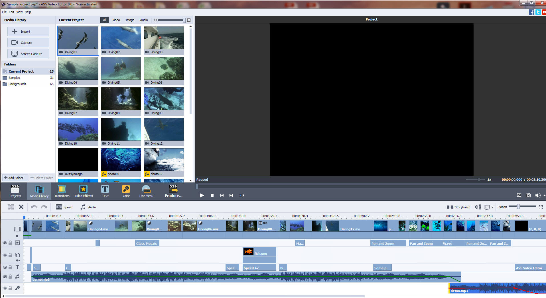 Скриншот программы AVS Video Editor - 2