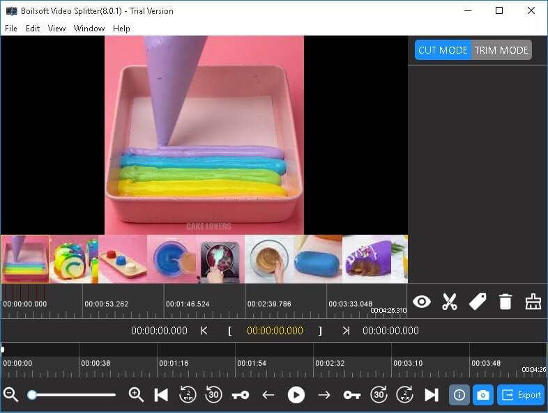 Скриншот программы Boilsoft Video Splitter - 4