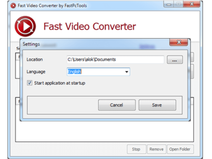 Скриншот программы Fast Video Downloader
