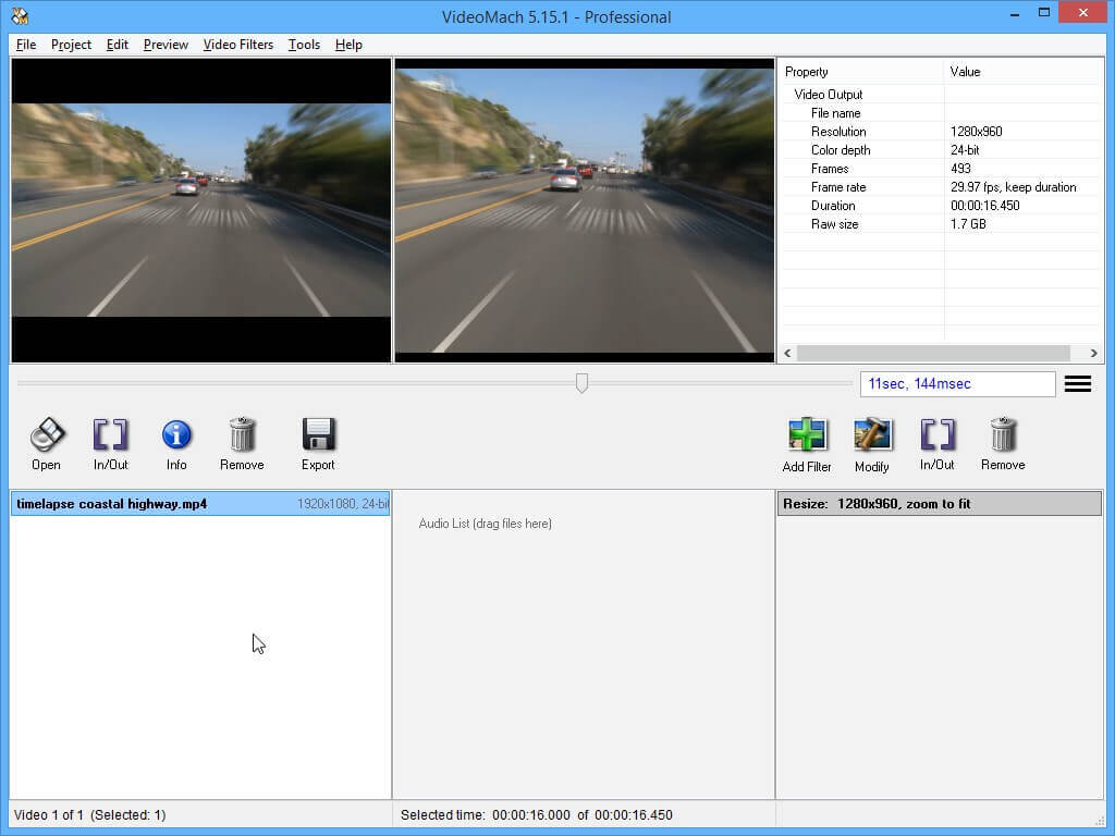 Скриншот программы VideoMach - 1