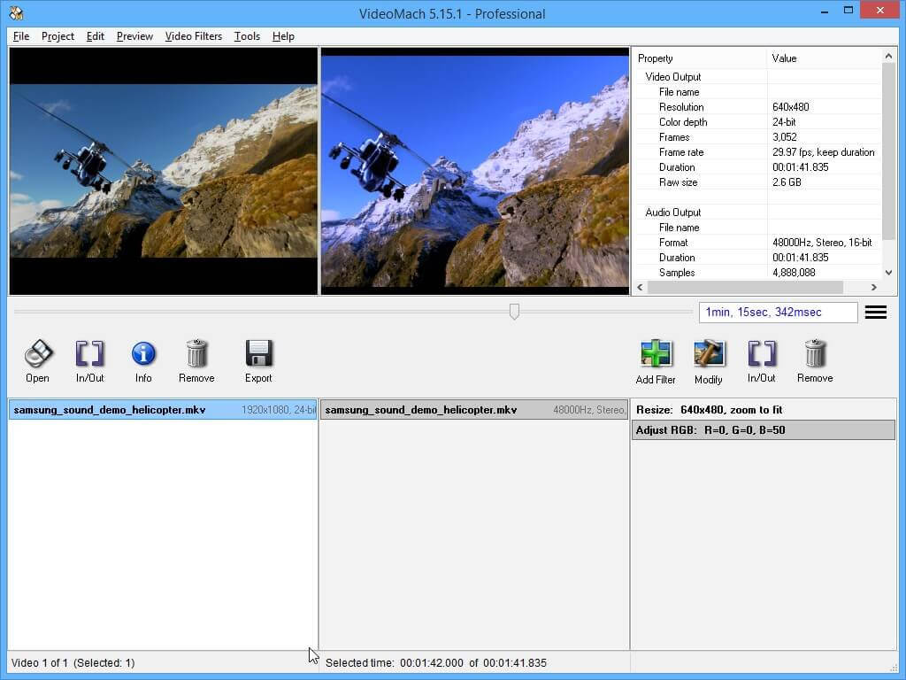 Скриншот программы VideoMach - 3