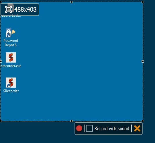 Скриншот программы SRecorder