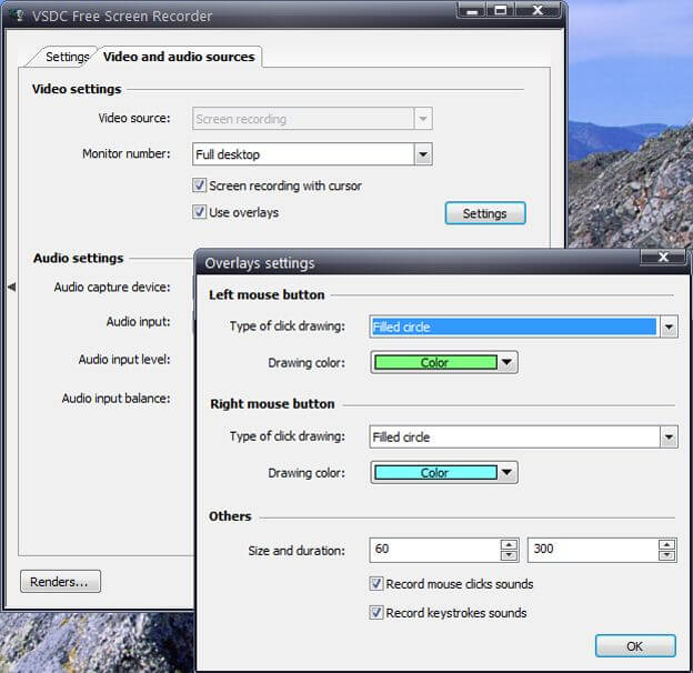 Скриншот видеозахвата в приложении VSDC Free Screen Recorder