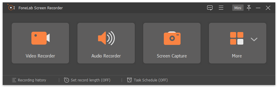 Скриншот программы Fonelab Screen Recorder