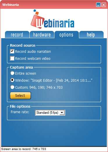 Скриншот программы Webinaria