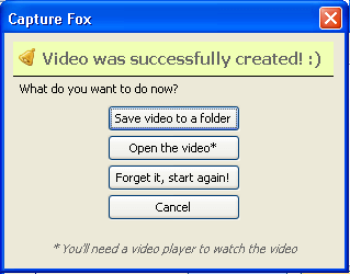 Скриншот программы Capture Fox