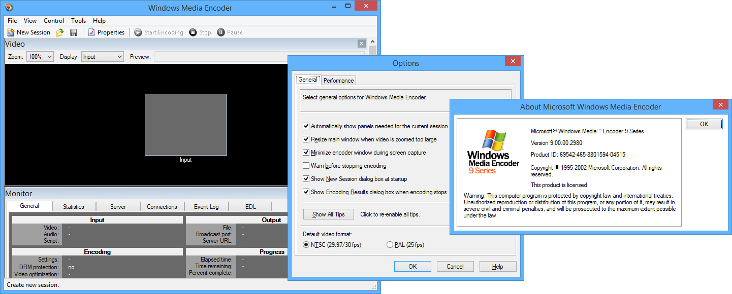 бесплатная запись видеоуроков в программе Windows Media Encoder 