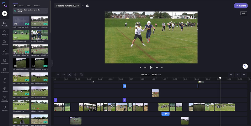 онлайн-сервис Clipchamp