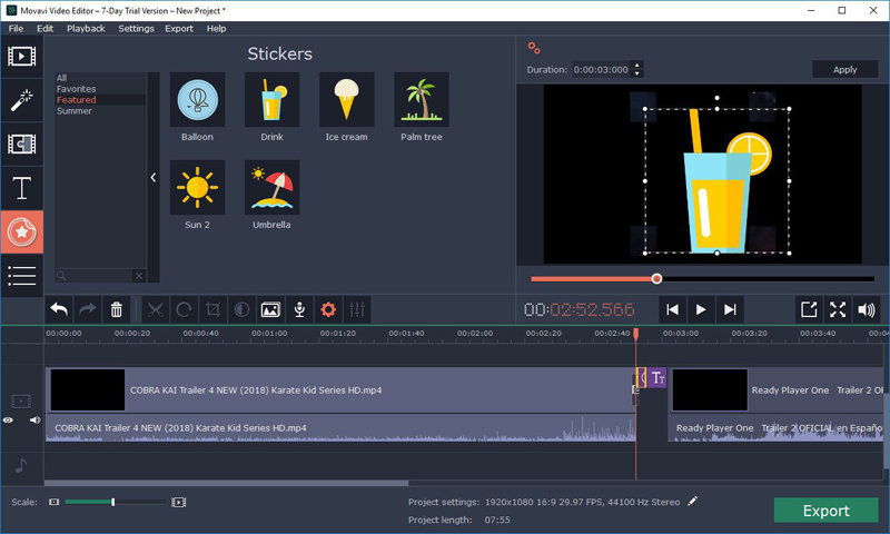 Скриншот программы для поворота видео 25