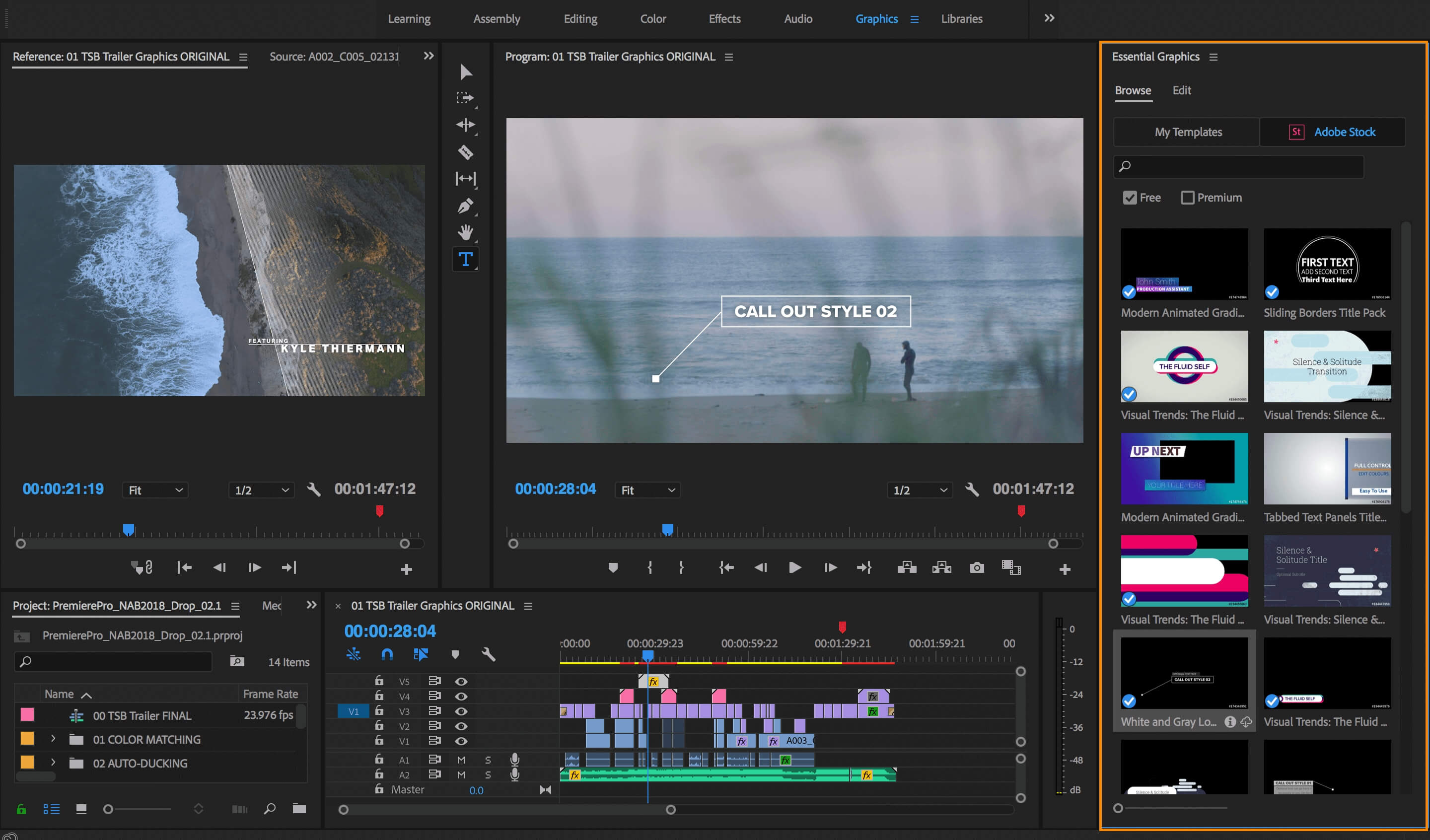 Программа для склейки видеороликов - Adobe Premiere Pro 