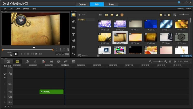 Скриншот интерфейса Corel VideoStudio Pro 4