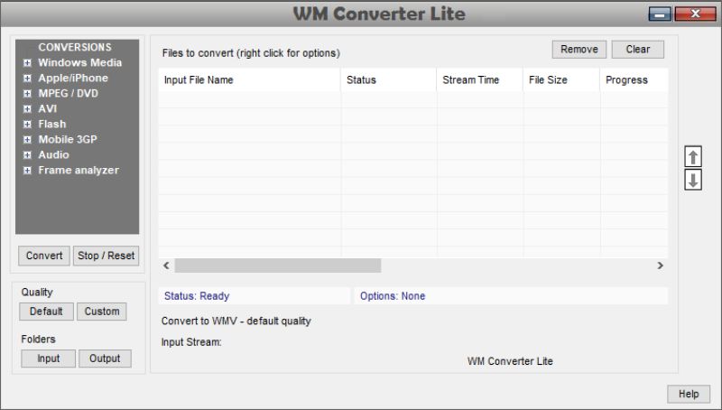 Скриншот интерфейса WM Recorder 3