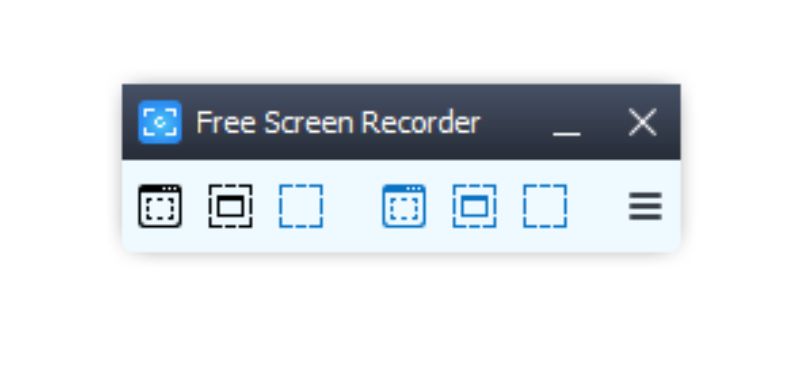 Скриншот интерфейса Free Screen Video Recorder 4