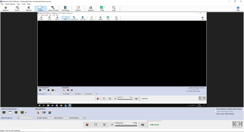 Скриншот интерфейса Debut Video Capture 1