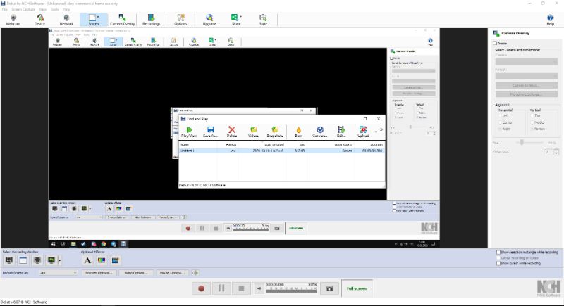 Скриншот интерфейса Debut Video Capture 4