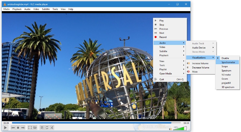 Скриншот интерфейса VLC media player 4