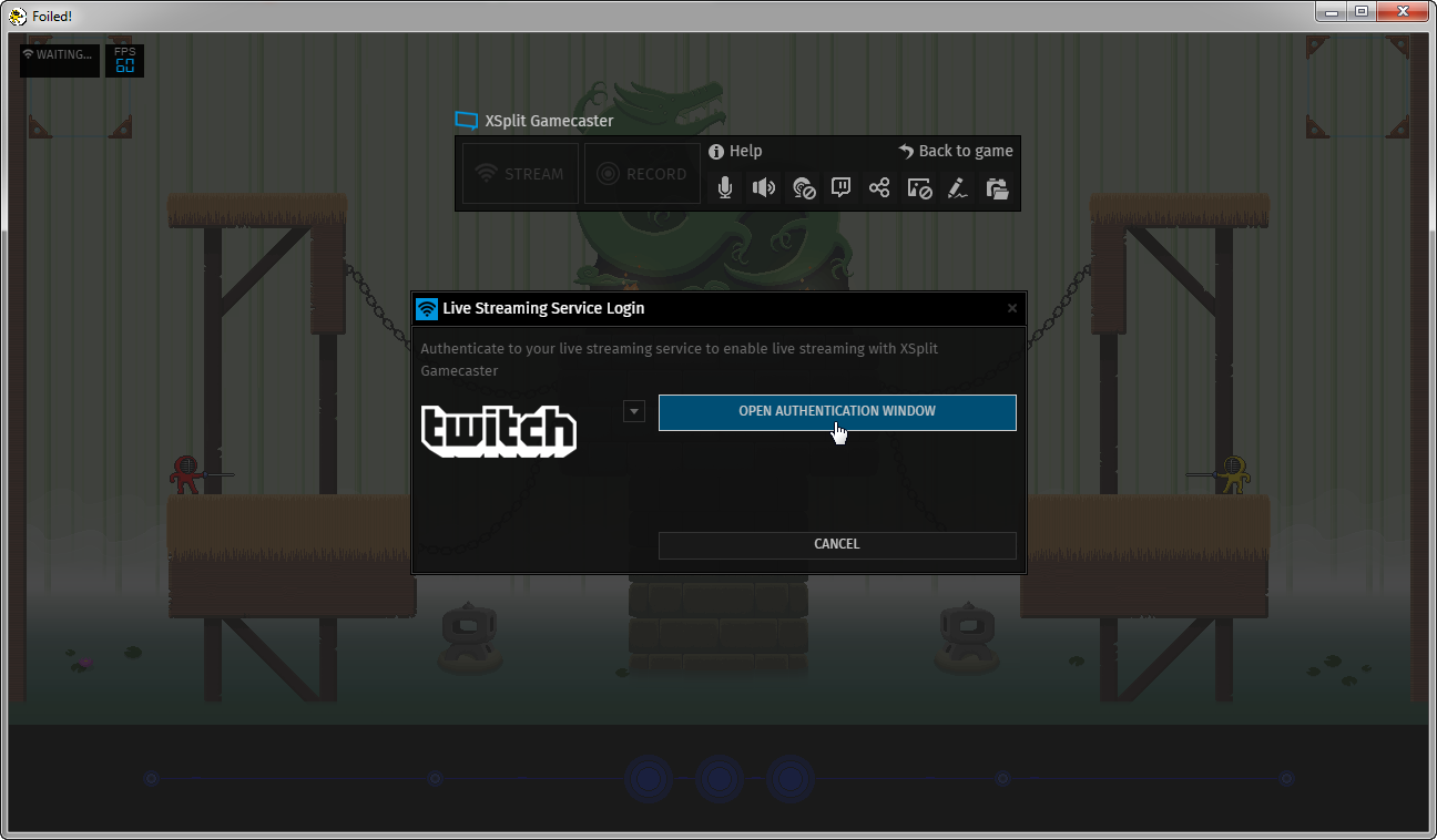 Скриншот программы для записи игры с экрана
