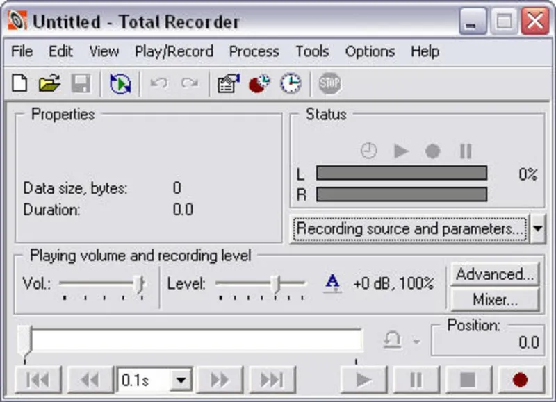Скриншот программы Total Recorder 5