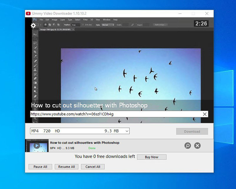 Скриншот программы Ummy Video Downloader 4