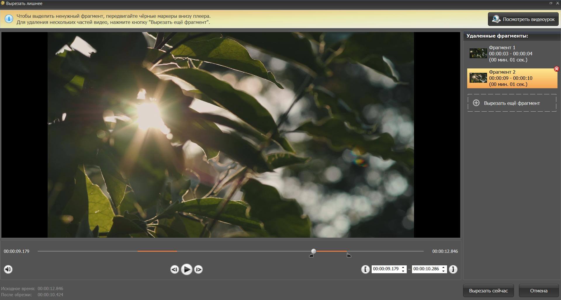 Скриншот программы ВидеоМАСТЕР