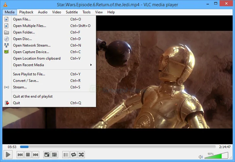 Скриншот программы VLC Media Player 3