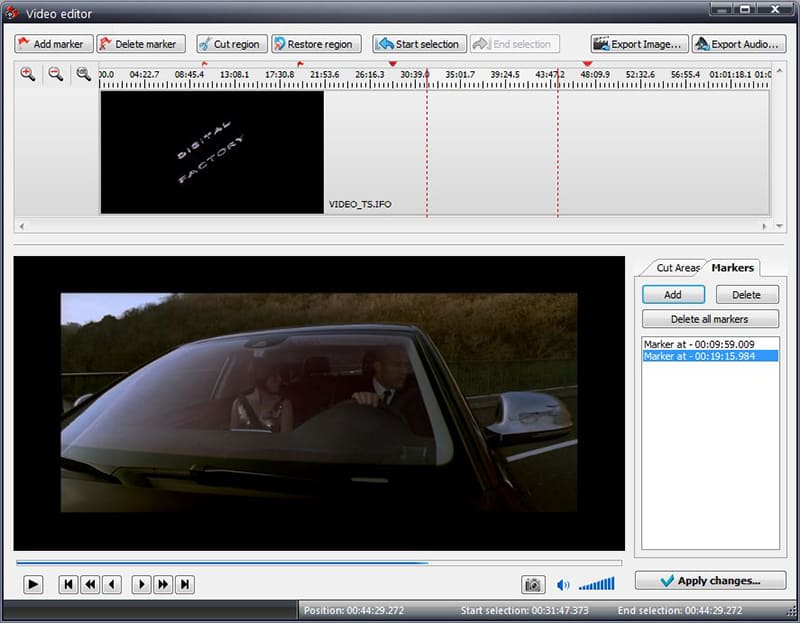 Скриншот программы сжатия видео VSDC Video Converter