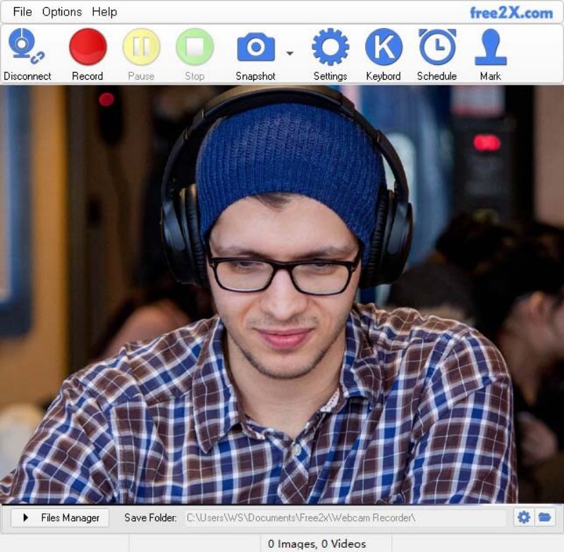 Скриншот программы Webcam Recorder 1