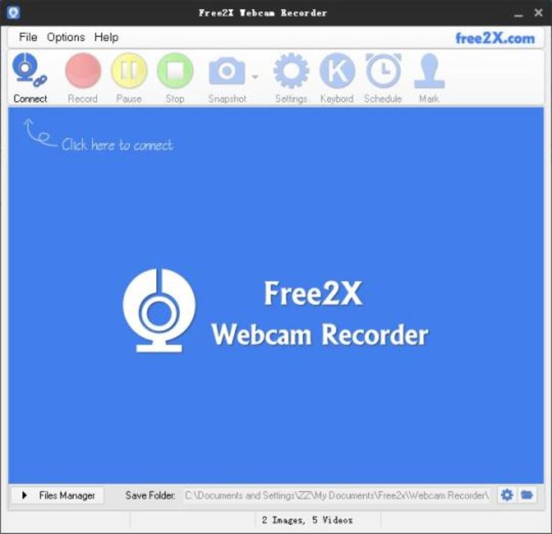 Скриншот программы Webcam Recorder 2