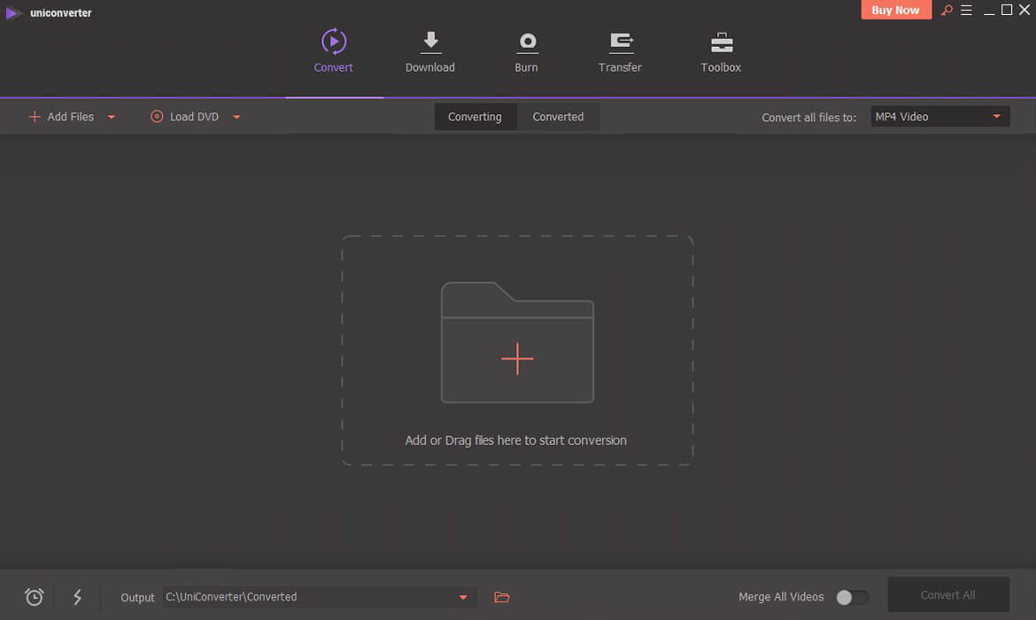 Скриншот программы Wondershare Video Converter
