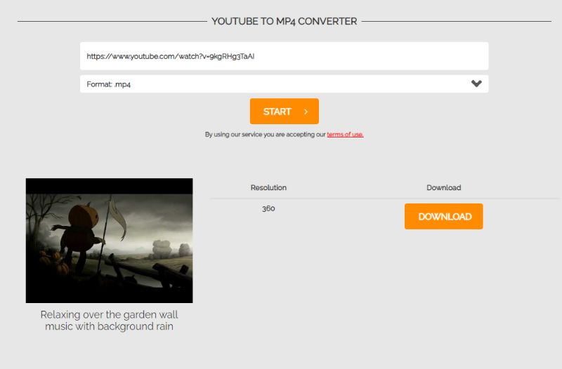 Скриншот Online Video Converter 3