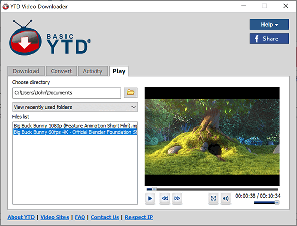 Скриншот программы YTD Video Downloader 4