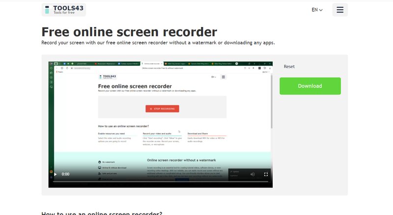 Скриншот интерфейса recorderonline.org 5