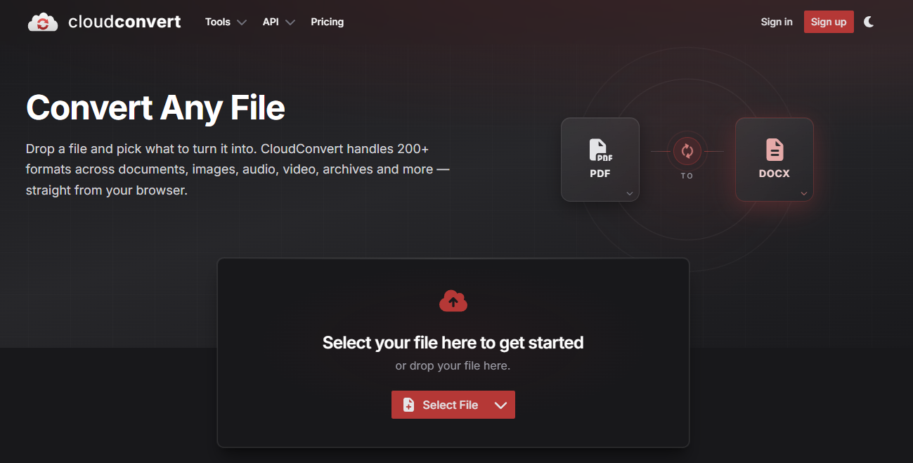 CloudConvert — изображение 1