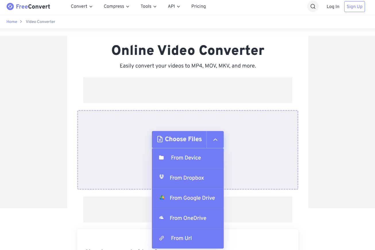 FreeConvert — изображение 2