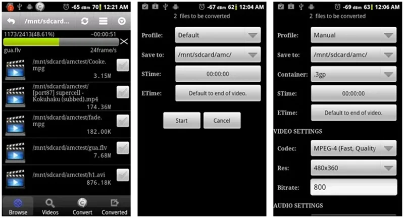 видеоконвертер для Android